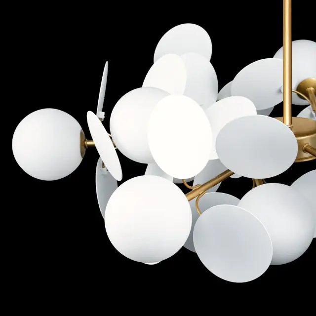 Люстра Loft IT 10008/12 white MATISSE — золотой, ракурс 6