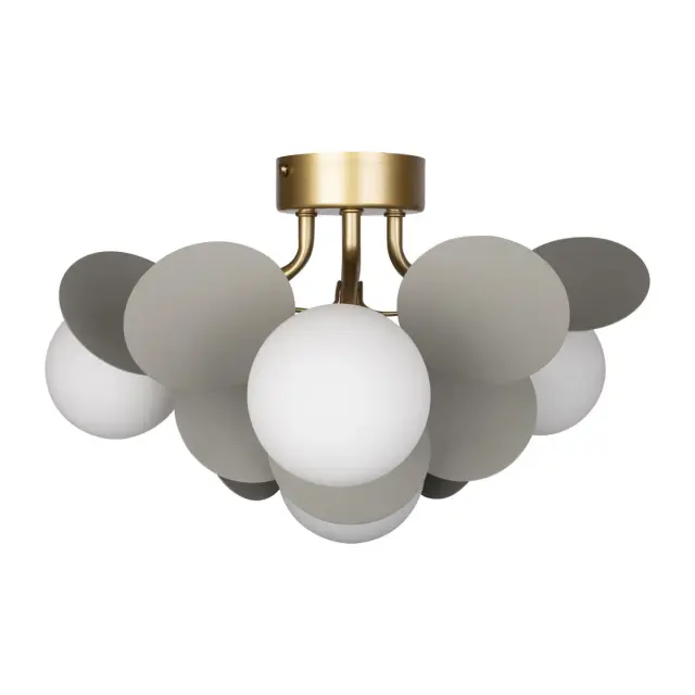 Люстра Loft IT 10008/4C Grey MATISSE — серый, ракурс 3