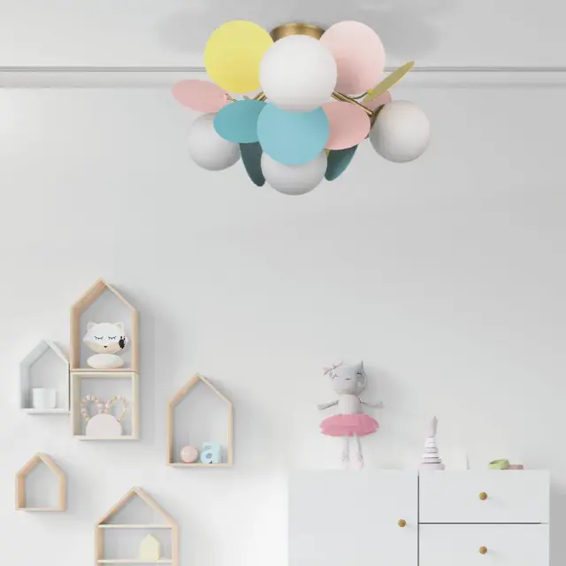 Люстра Loft IT 10008/4C Mult MATISSE — цветной, ракурс 5