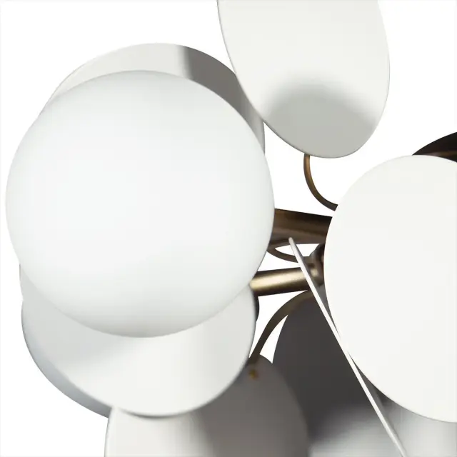 Люстра Loft IT 10008/6 white MATISSE — золотой, ракурс 3