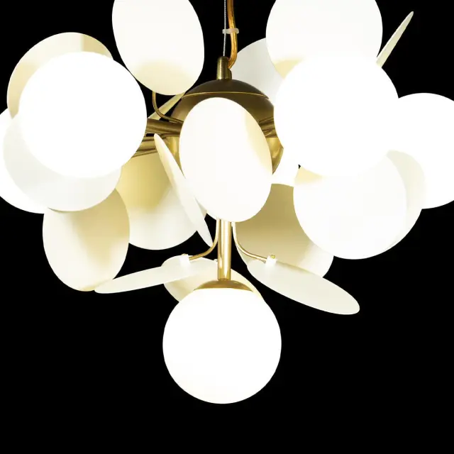 Люстра Loft IT 10008/6 white MATISSE — золотой, ракурс 4