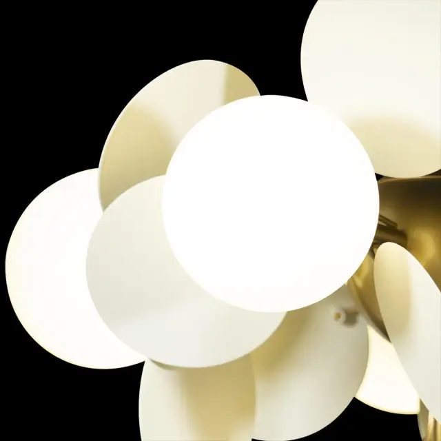 Люстра Loft IT 10008/6 white MATISSE — золотой, ракурс 5