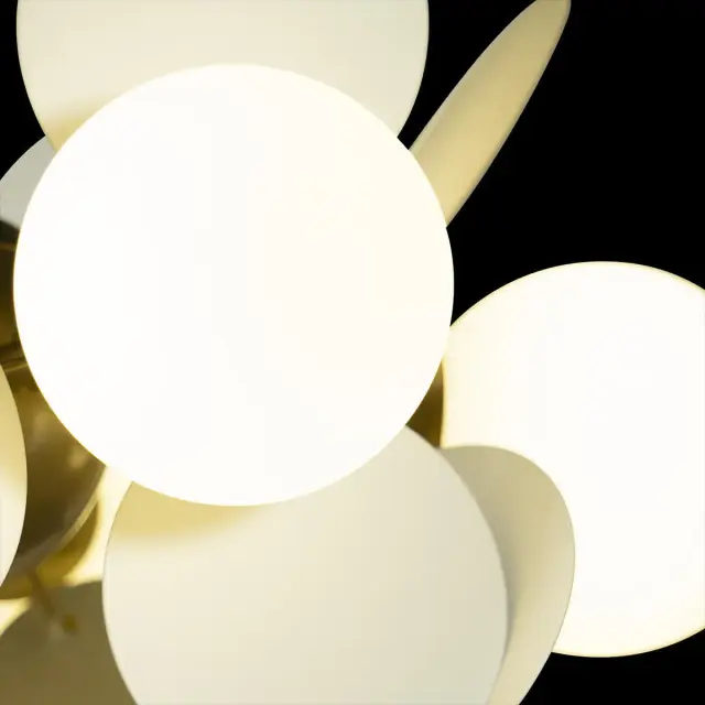Люстра Loft IT 10008/6 white MATISSE — золотой, ракурс 6