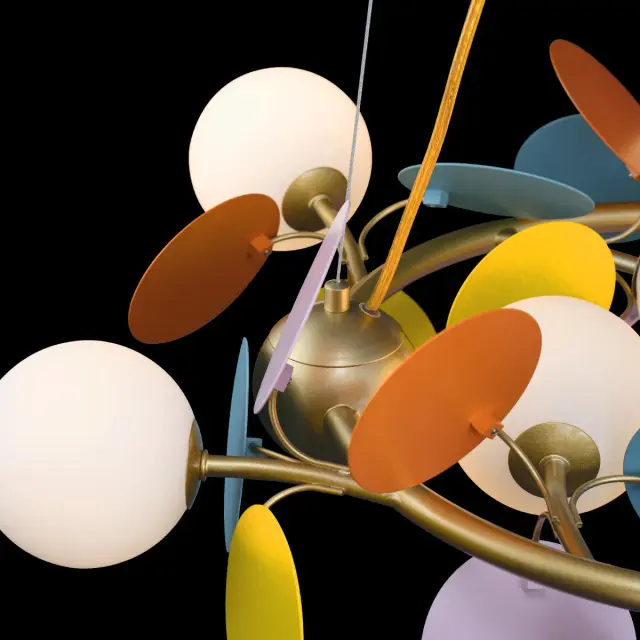 Светильник Loft IT 10008/700 mult MATISSE — золотой, ракурс 6