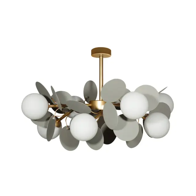 Люстра Loft IT 10008/8 Grey MATISSE — золотой