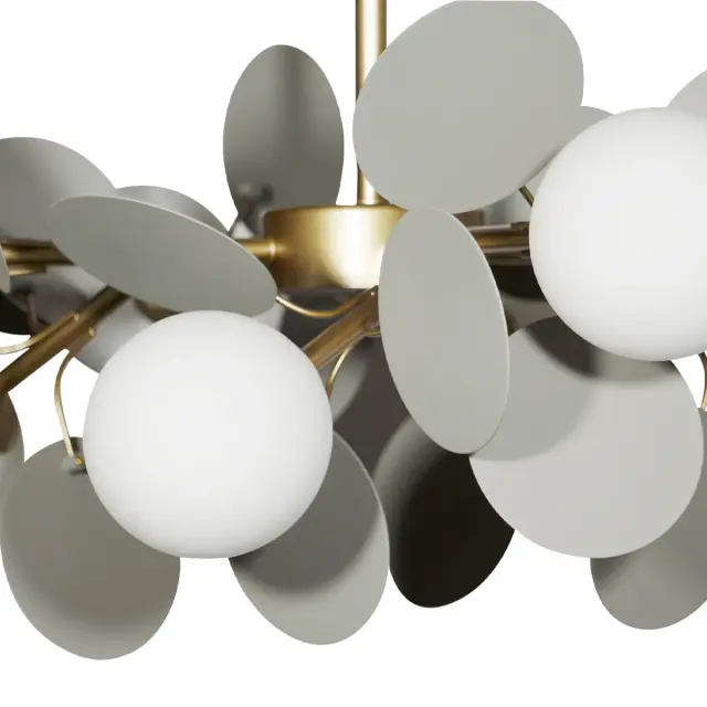 Люстра Loft IT 10008/8 Grey MATISSE — золотой, ракурс 3
