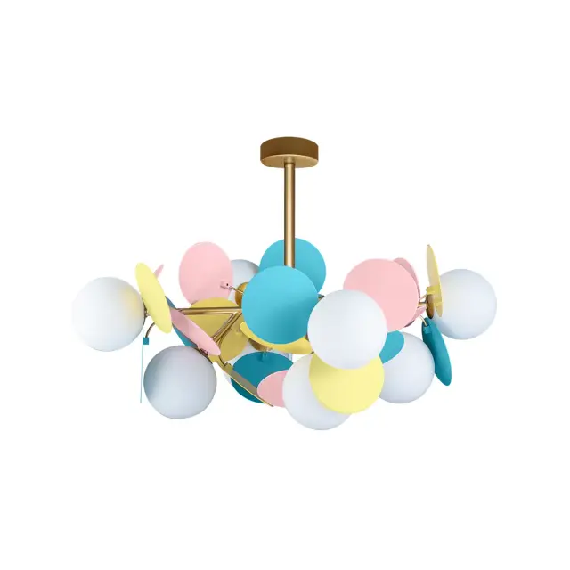 Люстра Loft IT 10008/8 mult MATISSE — золотой