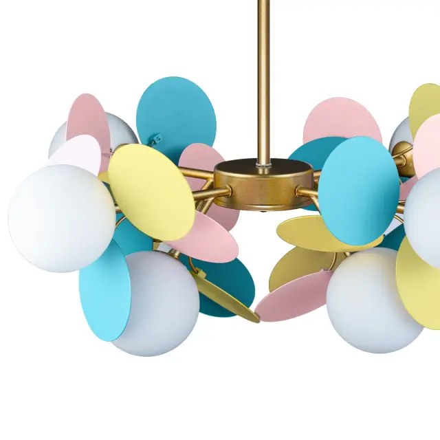 Люстра Loft IT 10008/8 mult MATISSE — золотой, ракурс 3