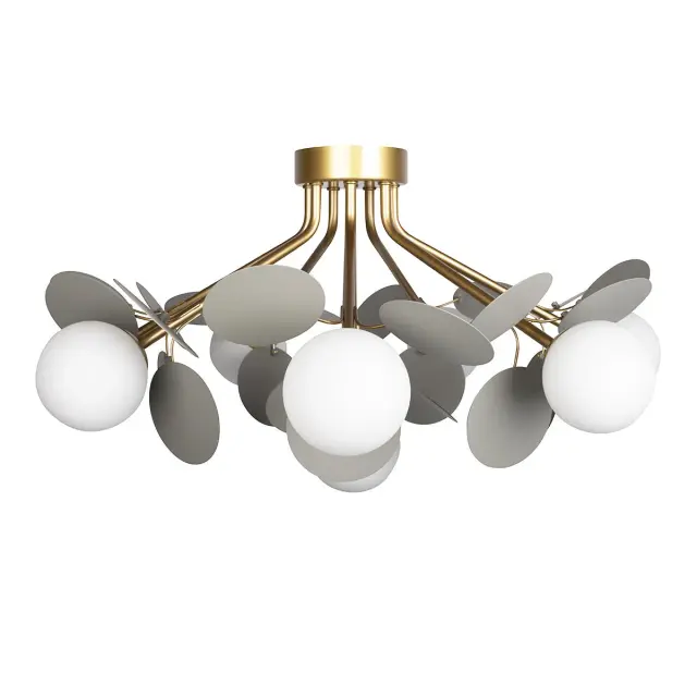Люстра Loft IT 10008/8C Grey MATISSE — серый, ракурс 3