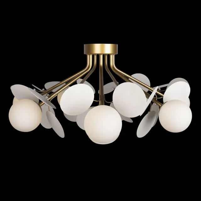 Люстра Loft IT 10008/8C White MATISSE — белый, ракурс 4