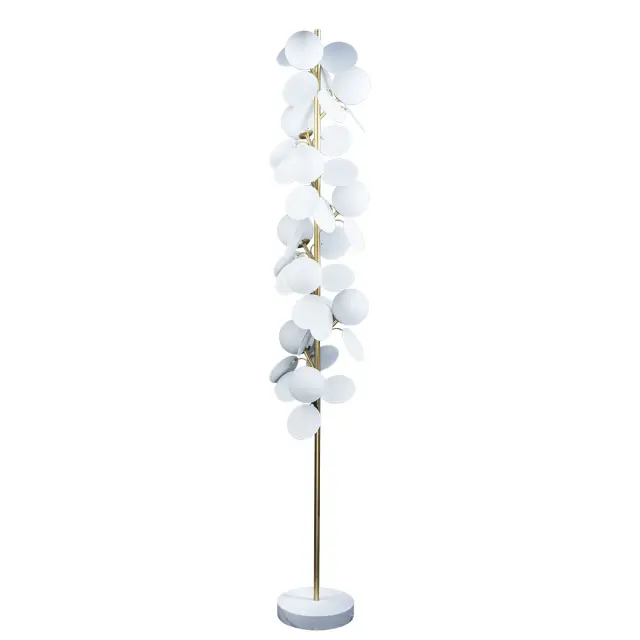 Торшер Loft IT 10008F white MATISSE — золотой