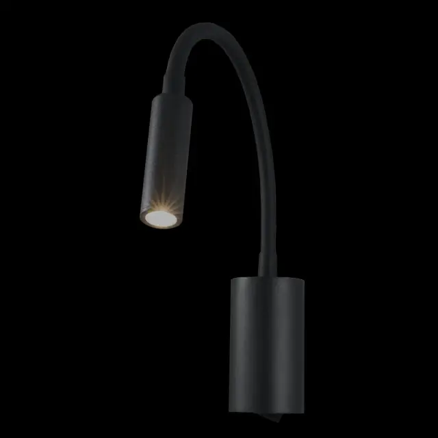 Бра Loft IT 10009BK STICK — черный, ракурс 2