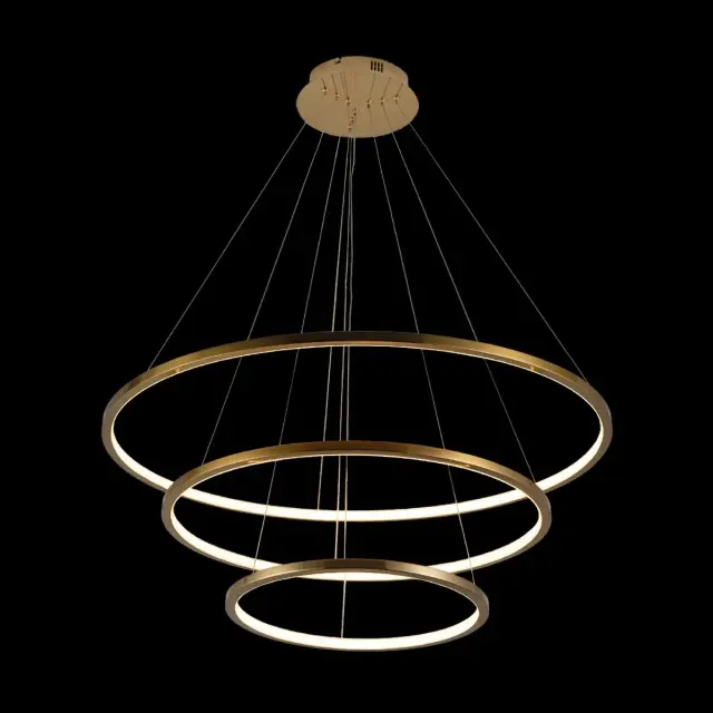 Светильник Loft IT 10015/3 RING — золотой, ракурс 2