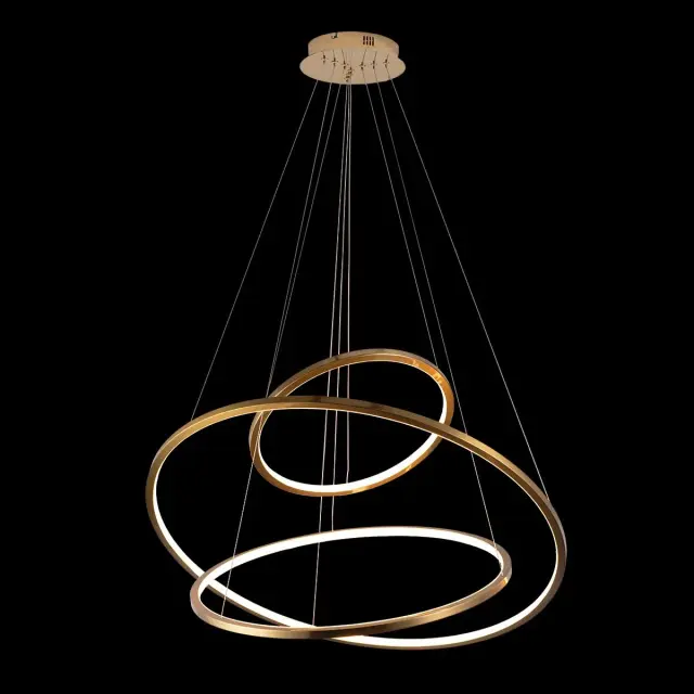 Светильник Loft IT 10015/3 RING — золотой, ракурс 4