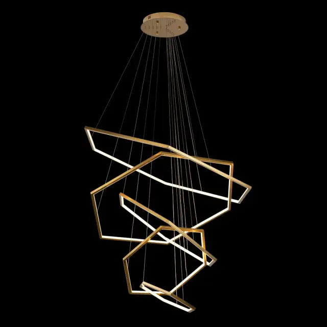 Светильник Loft IT 10016/5 RING — золотой, ракурс 4