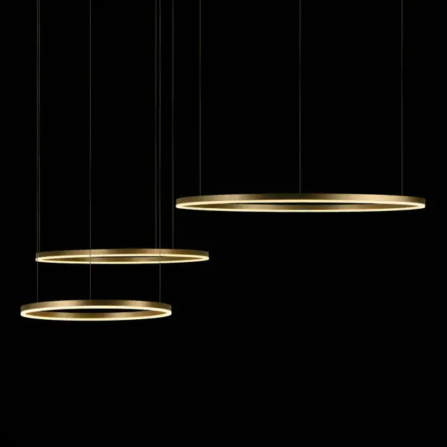Светильник Loft IT 10017/3L RING — золотой, ракурс 3