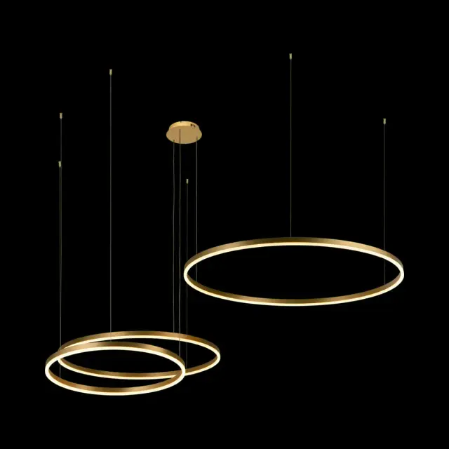 Светильник Loft IT 10017/3M RING — золотой, ракурс 2