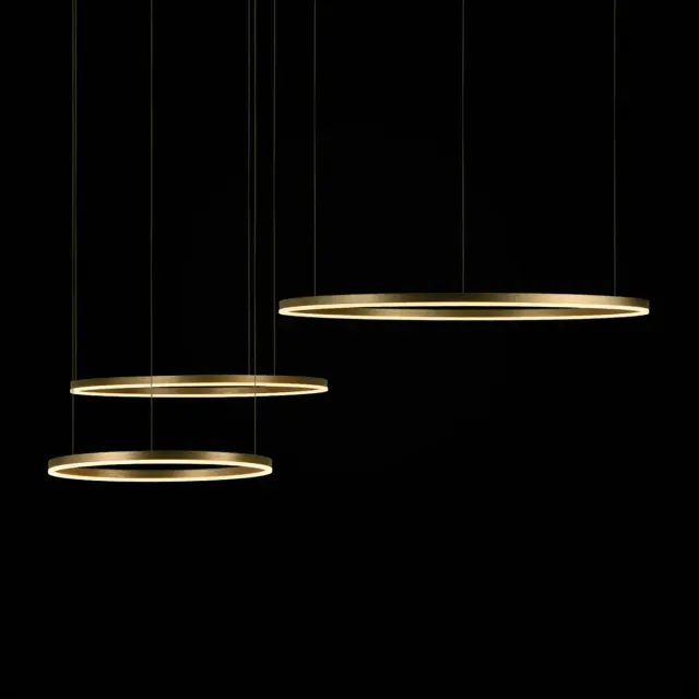 Светильник Loft IT 10017/3M RING — золотой, ракурс 3