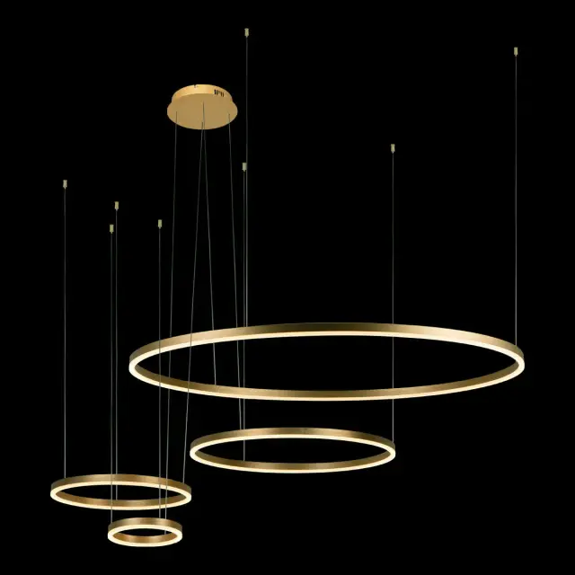 Светильник Loft IT 10017/4L RING — золотой, ракурс 2