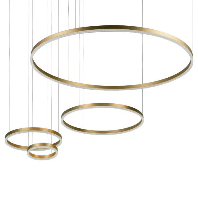 Светильник Loft IT 10017/4L RING — золотой, ракурс 3