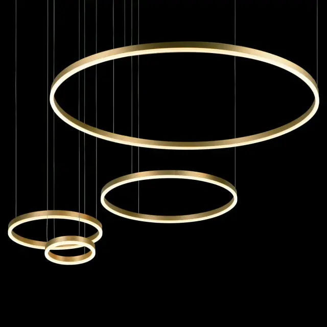 Светильник Loft IT 10017/4L RING — золотой, ракурс 4