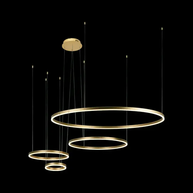 Светильник Loft IT 10017/4M RING — золотой, ракурс 2