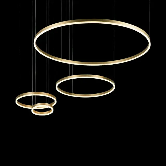 Светильник Loft IT 10017/4M RING — золотой, ракурс 4