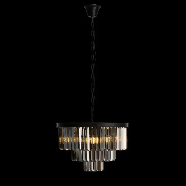 Люстра Loft IT 10018/500C PRISM — черный, ракурс 2