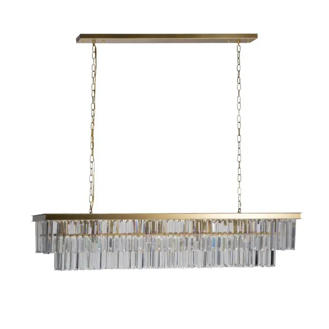 Светильник Loft IT 10019/1200R PRISM CLEAR — золотой