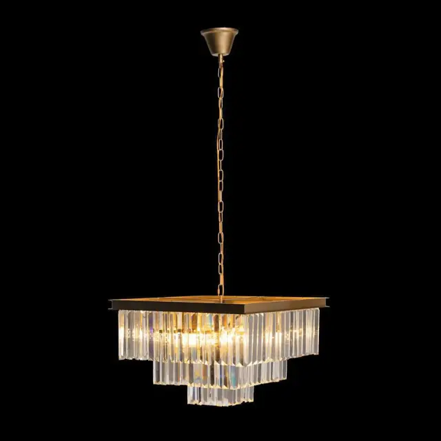 Люстра Loft IT 10019/500S PRISM CLEAR — золотой, ракурс 7