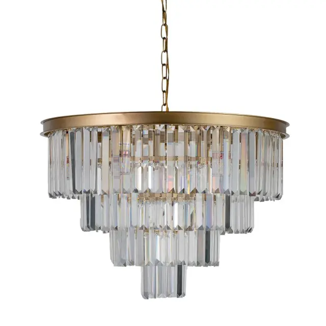 Люстра Loft IT 10019/600C PRISM CLEAR — золотой, ракурс 5