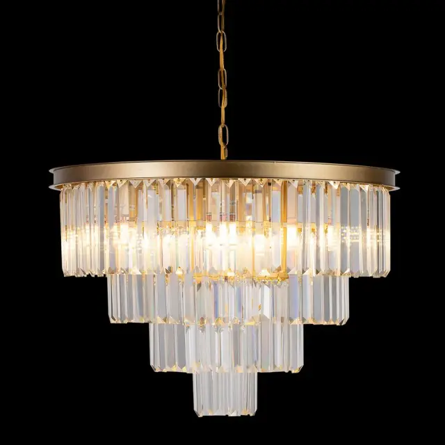 Люстра Loft IT 10019/600C PRISM CLEAR — золотой, ракурс 6