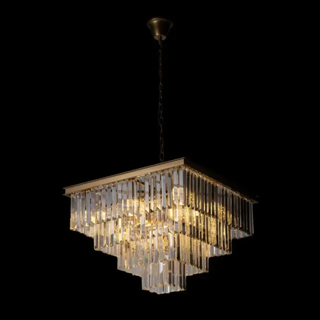 Люстра Loft IT 10019/600S PRISM CLEAR — золотой, ракурс 2