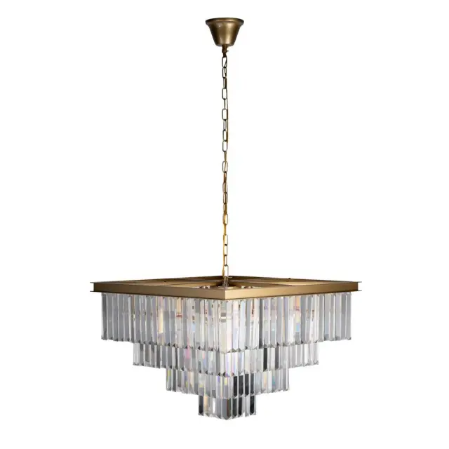 Люстра Loft IT 10019/600S PRISM CLEAR — золотой, ракурс 3