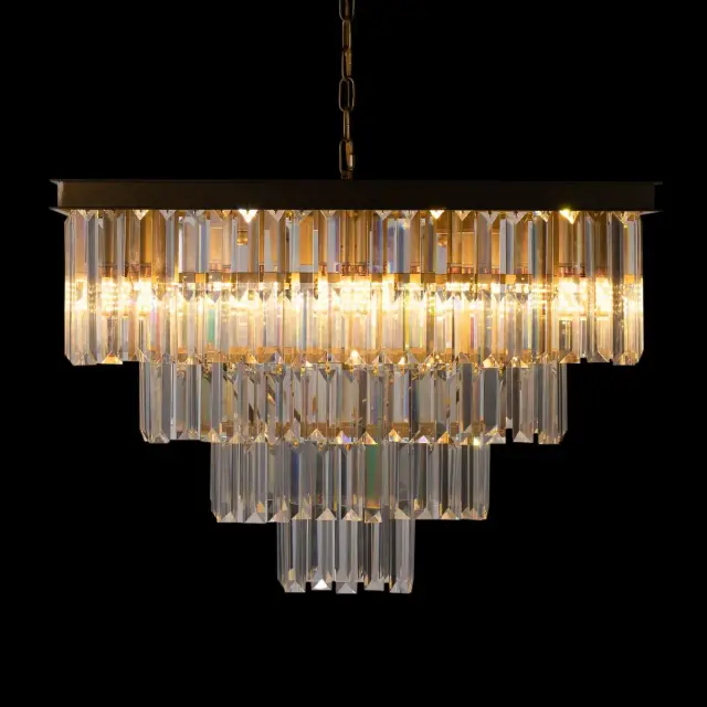 Люстра Loft IT 10019/600S PRISM CLEAR — золотой, ракурс 4