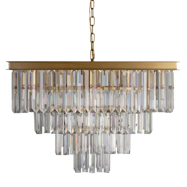Люстра Loft IT 10019/600S PRISM CLEAR — золотой, ракурс 5