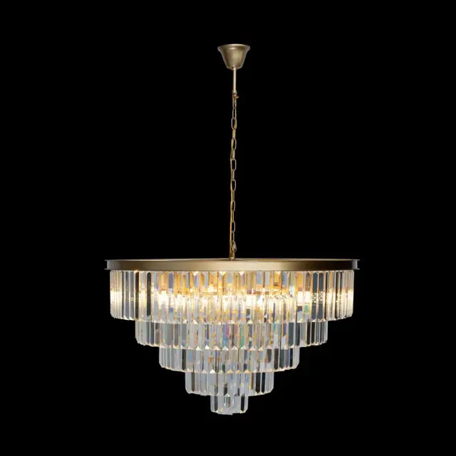 Люстра Loft IT 10019/800C PRISM CLEAR — золотой, ракурс 2