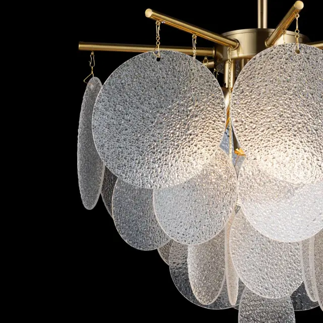 Люстра Loft IT 10022/400 FROST — латунь, ракурс 3