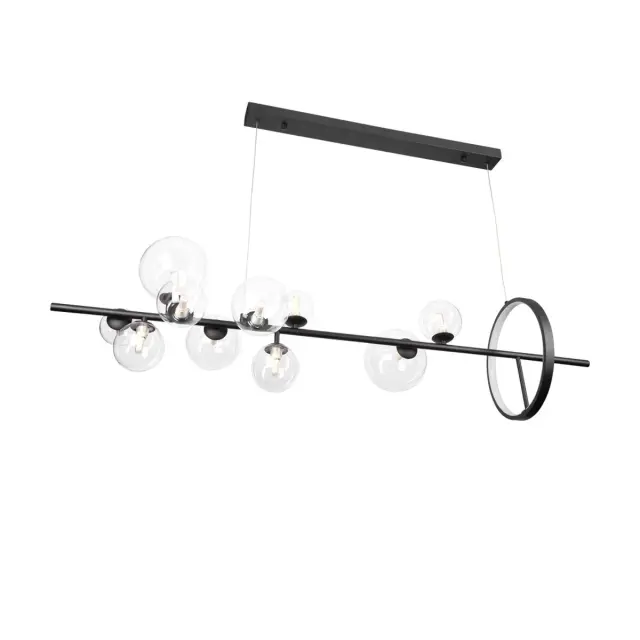 Светильник Loft IT 10023/1200L MOLECULE — черный, ракурс 3