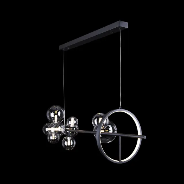 Светильник Loft IT 10023/1200L MOLECULE — черный, ракурс 6