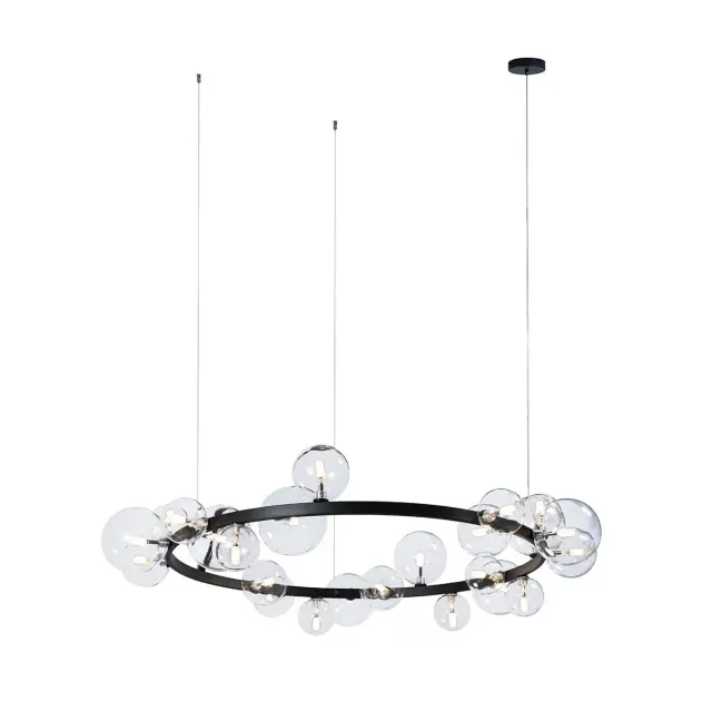 Люстра Loft IT 10023/1200 MOLECULE — черный