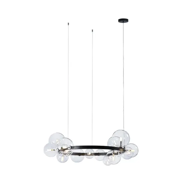 Люстра Loft IT 10023/850 MOLECULE — черный