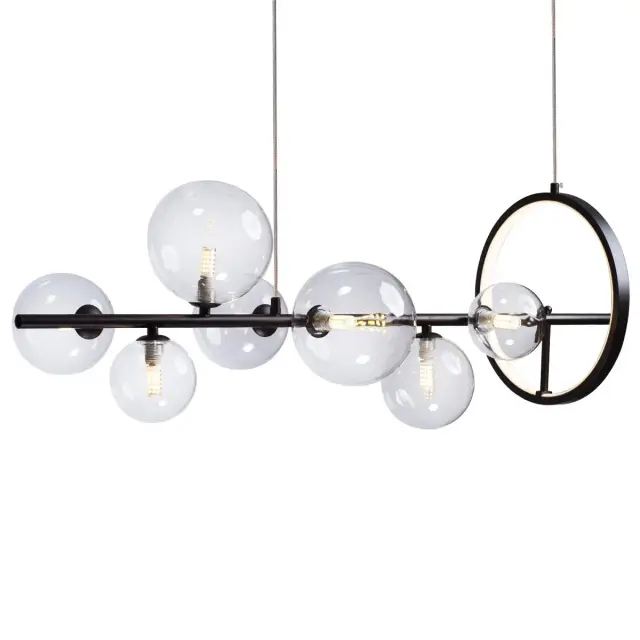 Светильник Loft IT 10023/900 MOLECULE — черный, ракурс 4