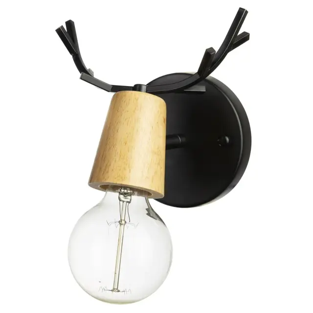 Бра Loft IT 10024/1W Black SVEN — черный