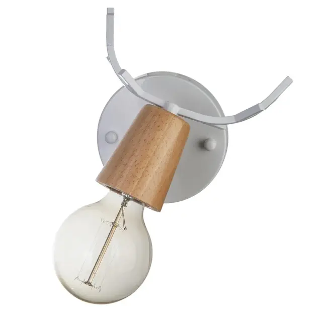 Бра Loft IT 10024/1W White SVEN — белый, ракурс 3