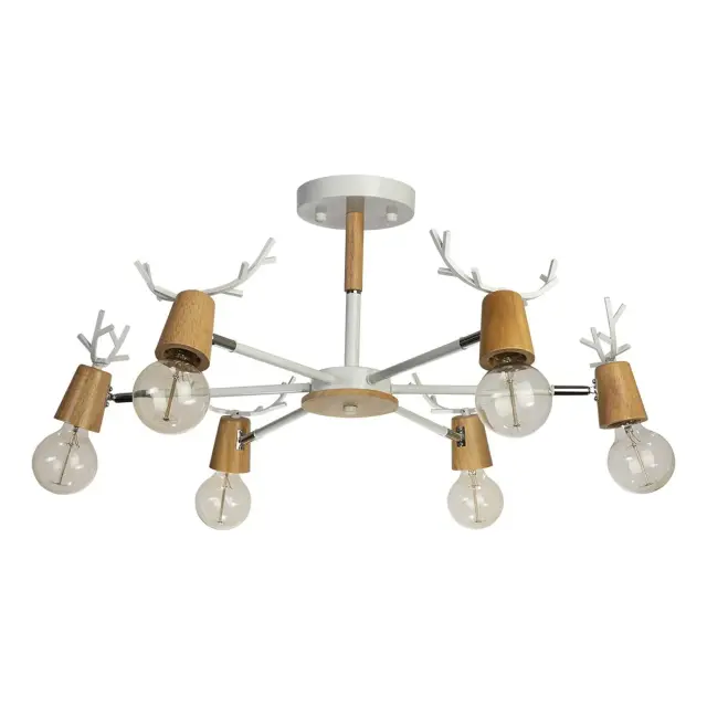 Люстра Loft IT 10024/6 White SVEN — белый
