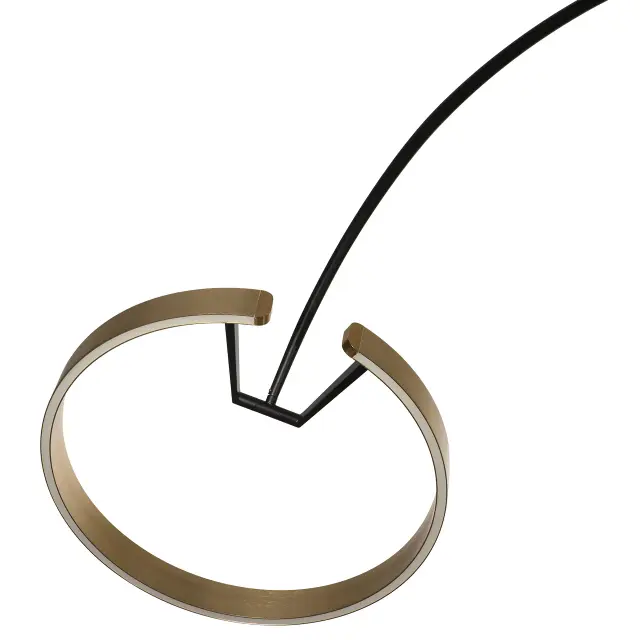Торшер Loft IT 10027 RING — черный, ракурс 3