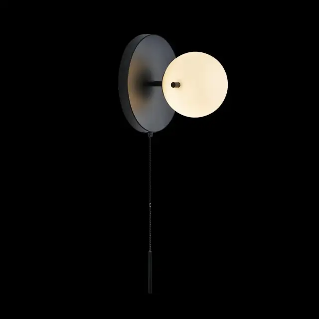 Бра Loft IT 10029W Black SIGNAL — черный, ракурс 2