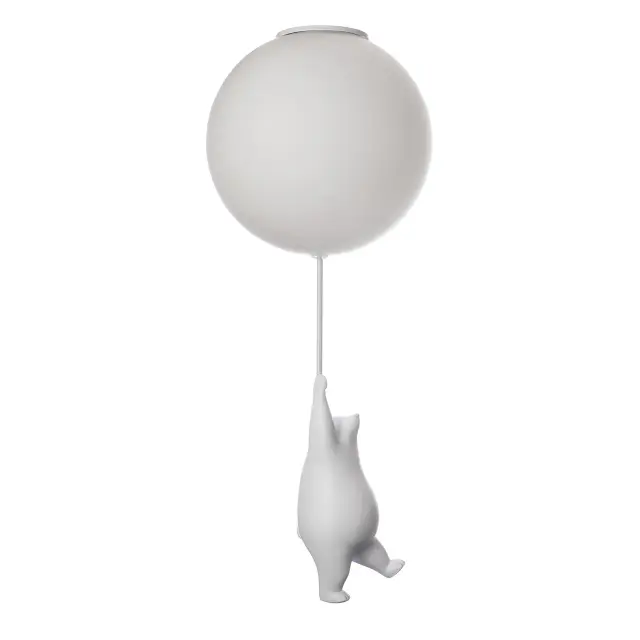 Светильник Loft IT 10030M TEDDY — белый, ракурс 3