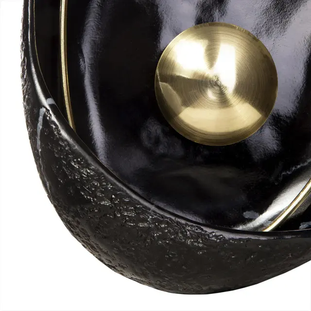 Бра Loft IT 10043 Black CLAM — черный, ракурс 3